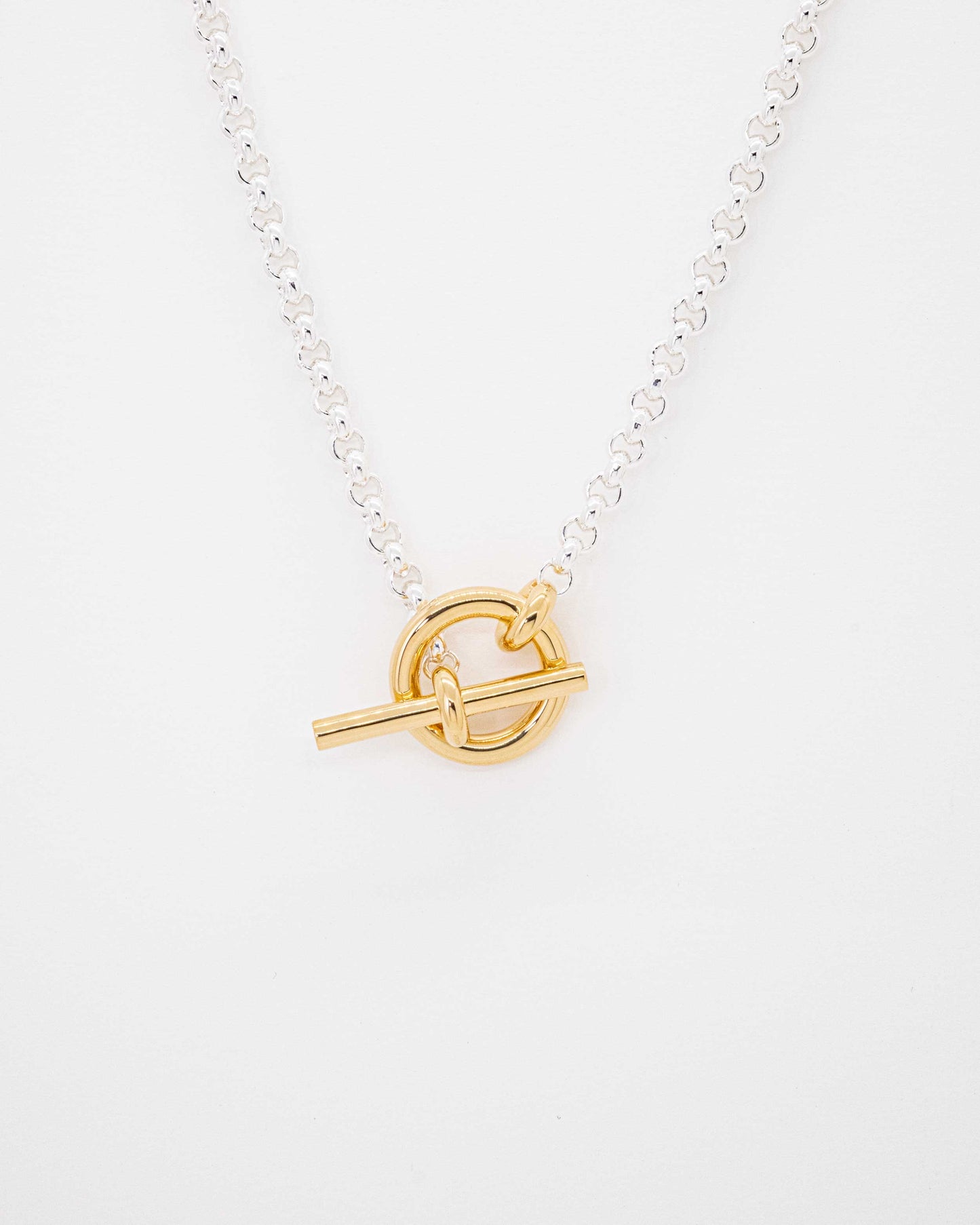 Modern OT Necklace Gold