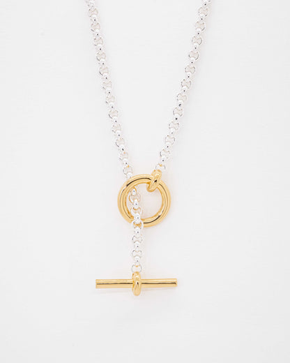 Modern OT Necklace Gold