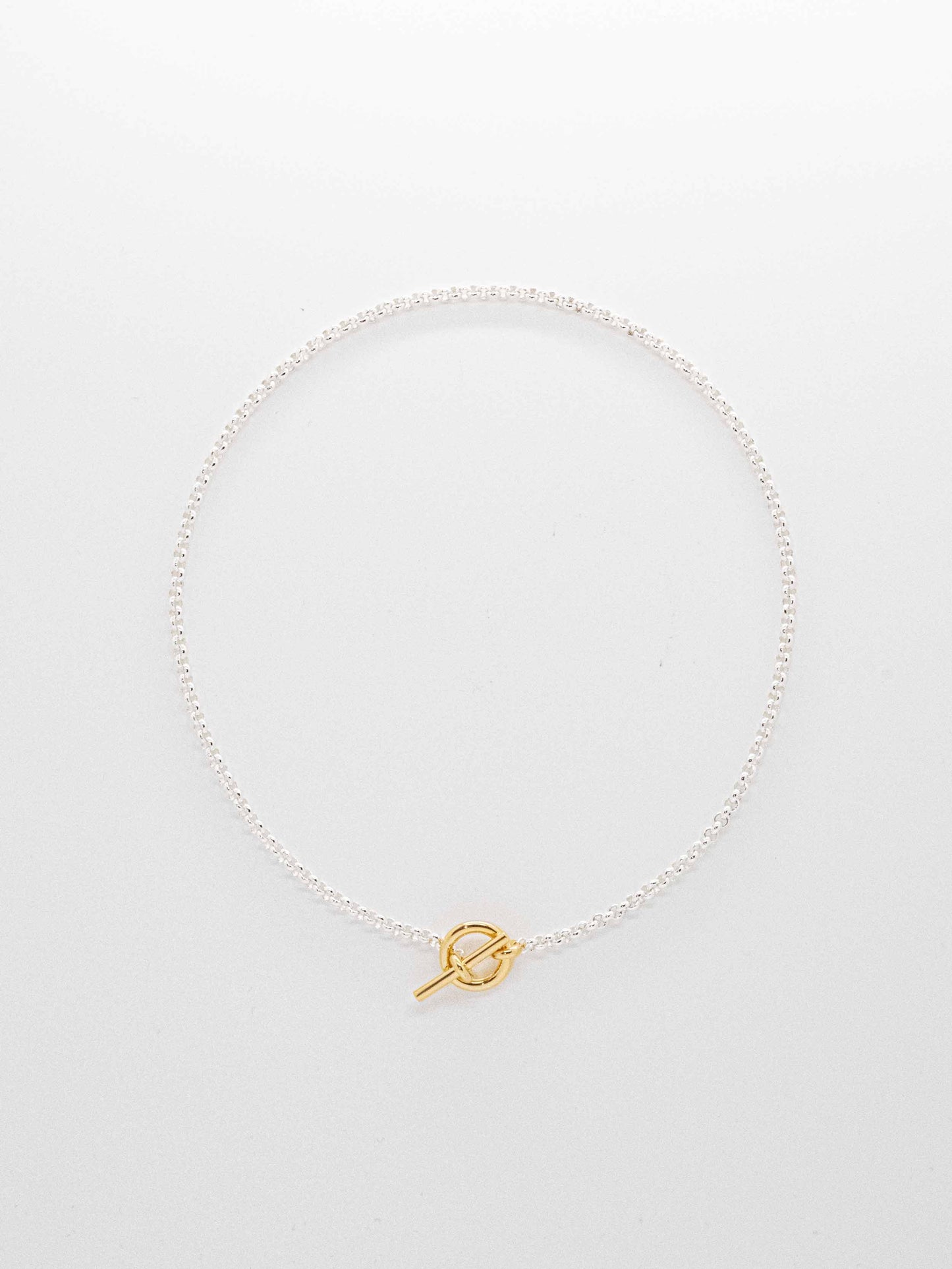 Modern OT Necklace Gold