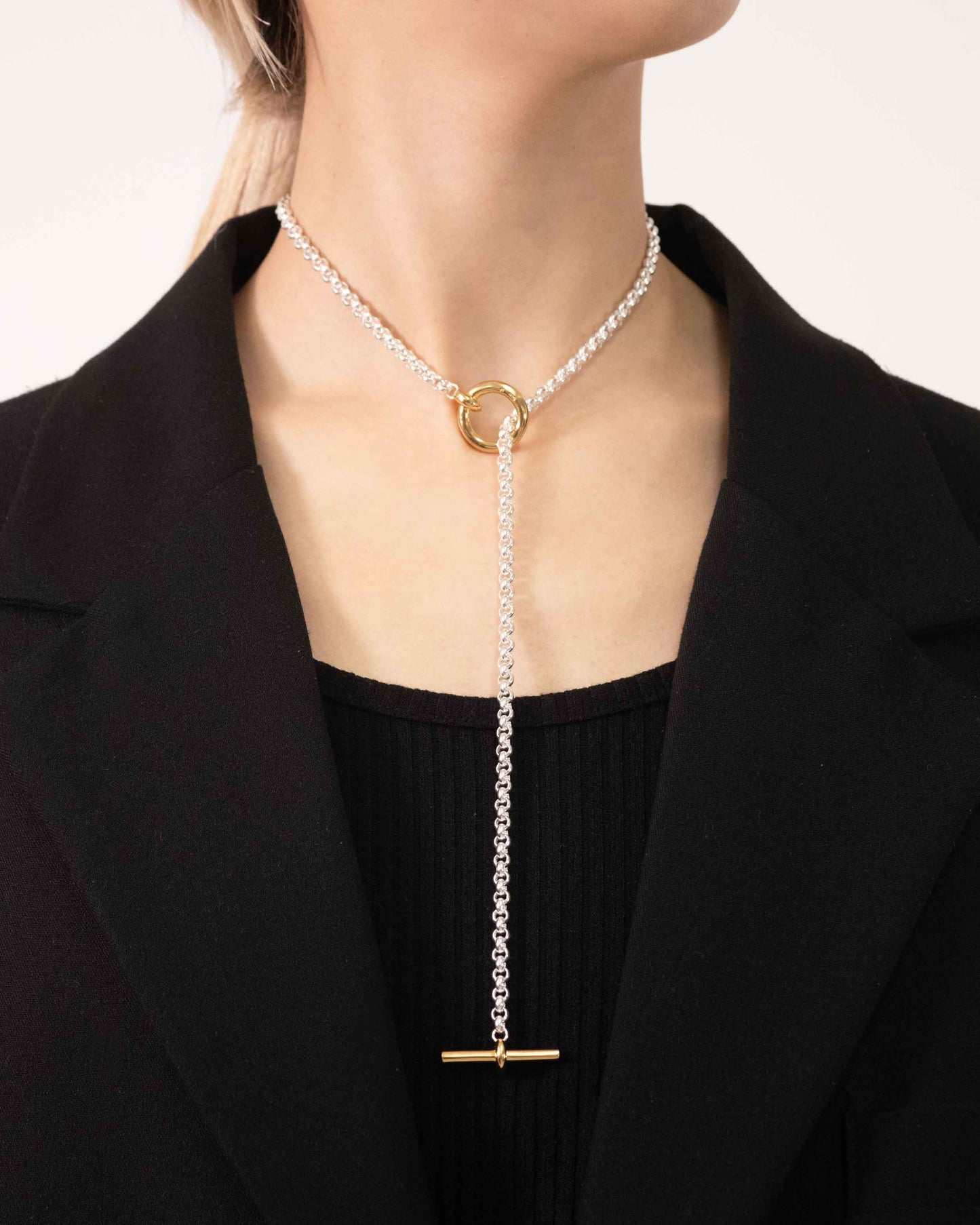 Modern OT Necklace Gold