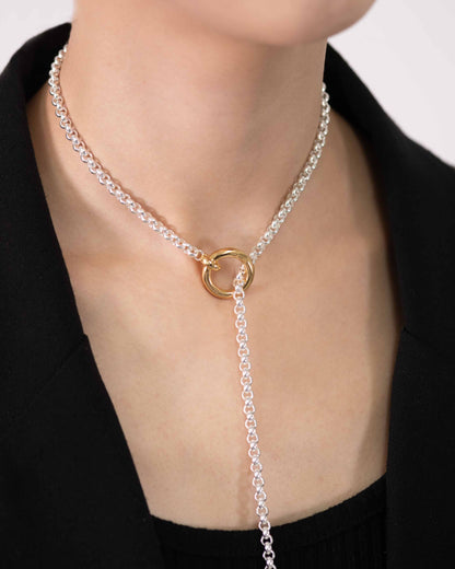 Modern OT Necklace Gold